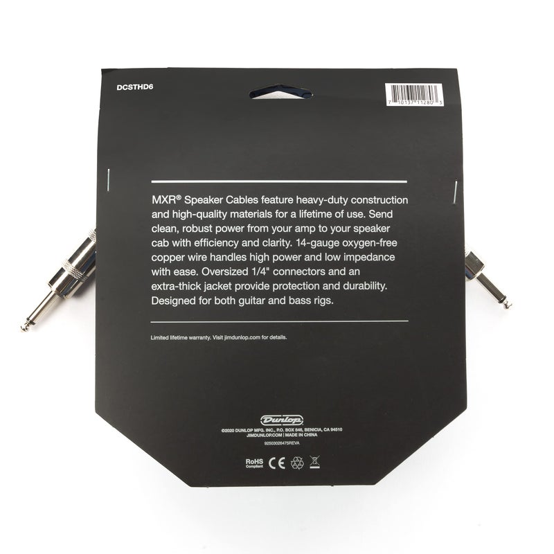 MXR Heavy Duty TS 1/4 Inch Speaker Cable 6 ft|1.8 m (DCSTHD6) - Image 2